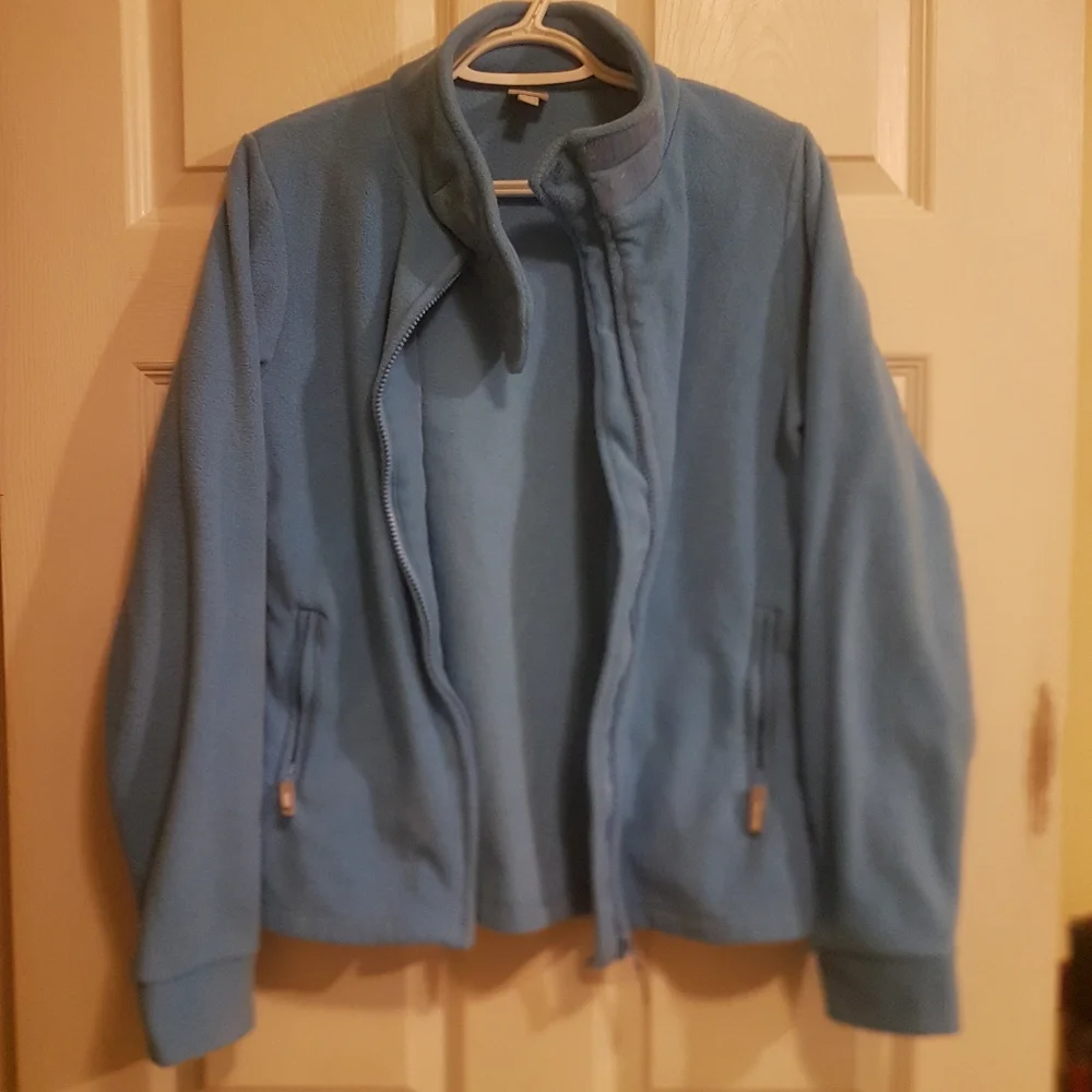 ❄ Bench. Blue Zippered Sweater Coat - Picture 5 of 13